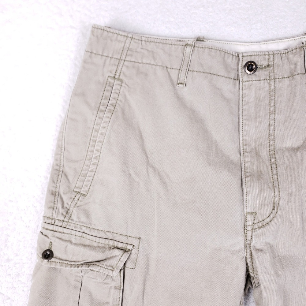 Levi's Mens Cargo Shorts 34 Tan Beige Cotton Utility Gorpcore Hiking - Picture 2 of 11